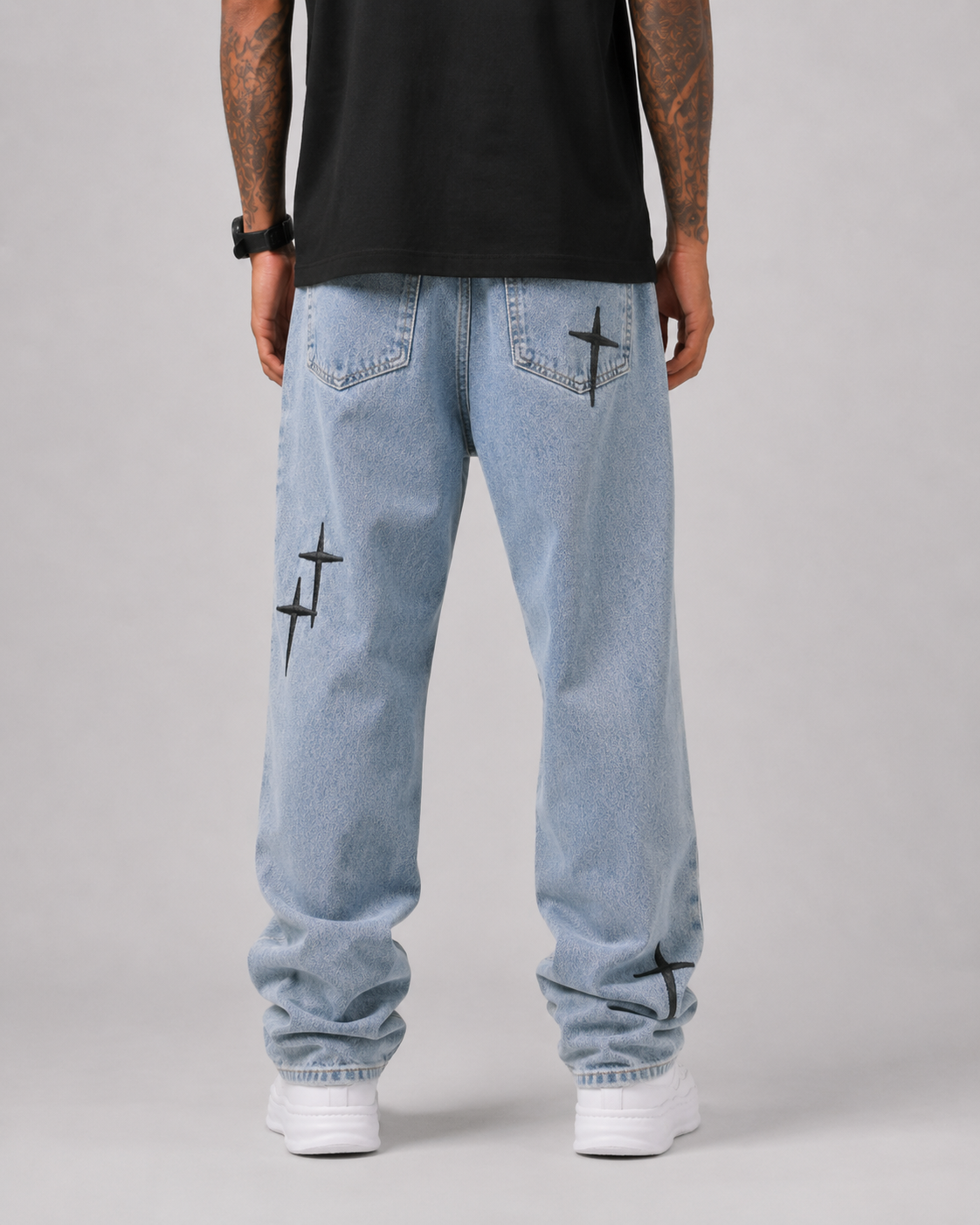 Crossline Baggy Jeans