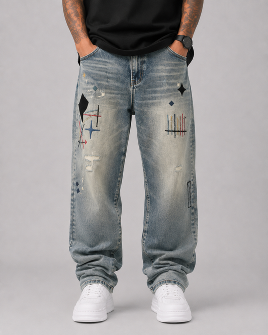 Static Fade Baggy Jeans