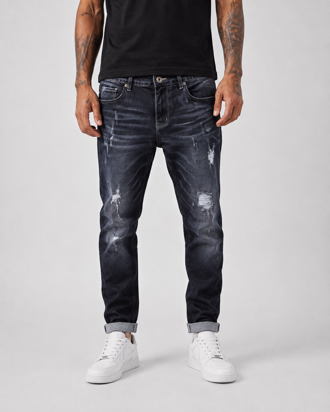 Shadow Distress Jeans