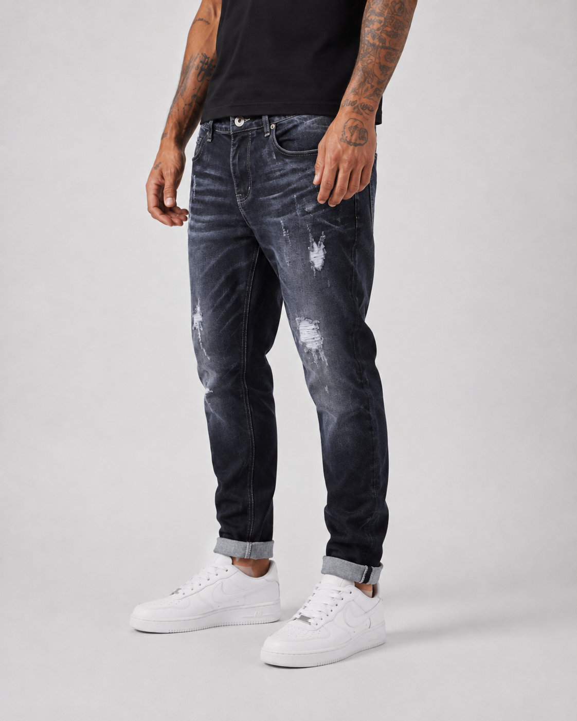 Shadow Distress Jeans