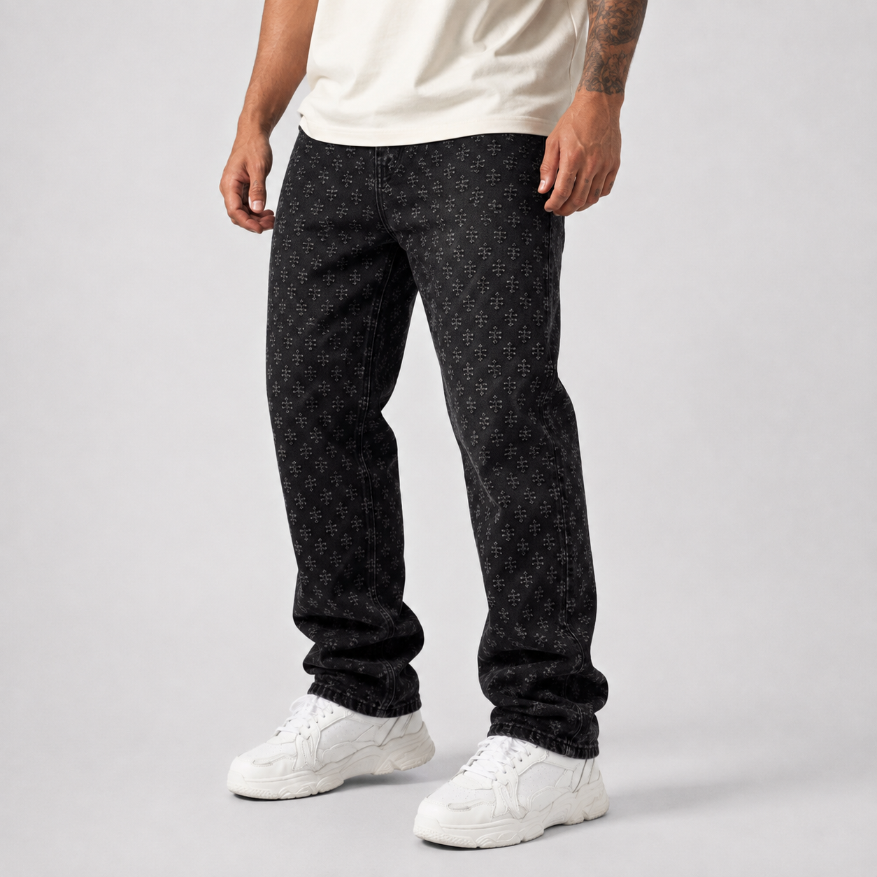 Shadow Pattern Jeans