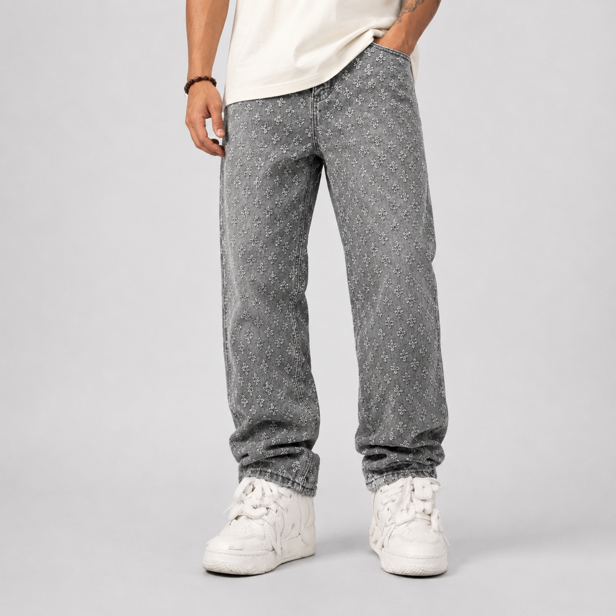 Shadow Pattern Jeans