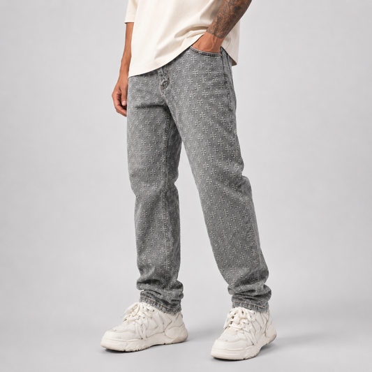 Shadow Pattern Jeans