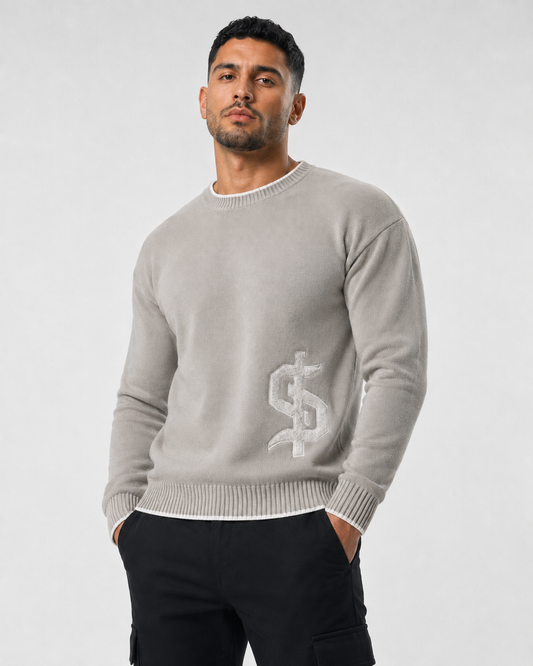 Jersey Oversize “Buy Happiness” – Gris Stone