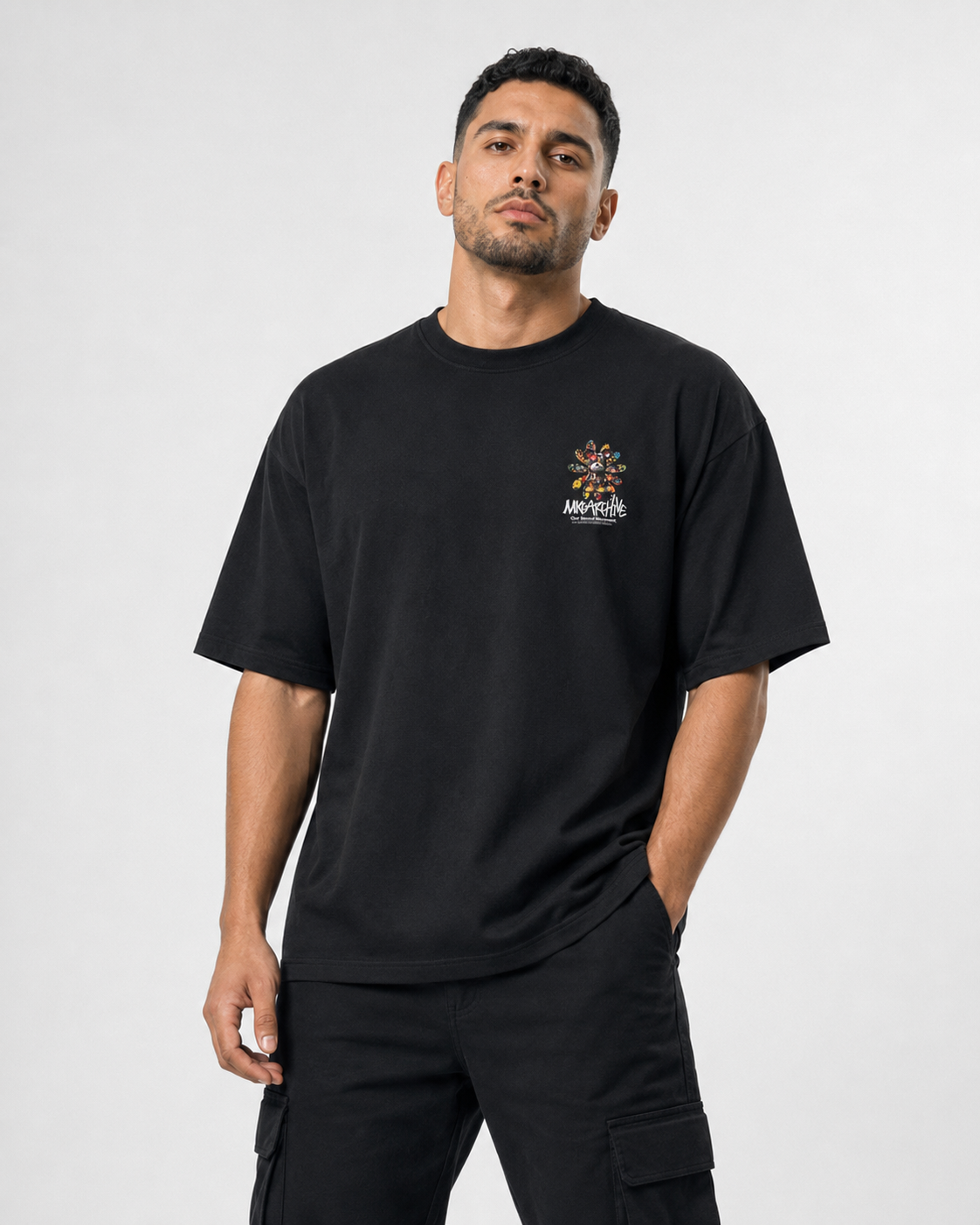 Camiseta Oversize Floral Archive