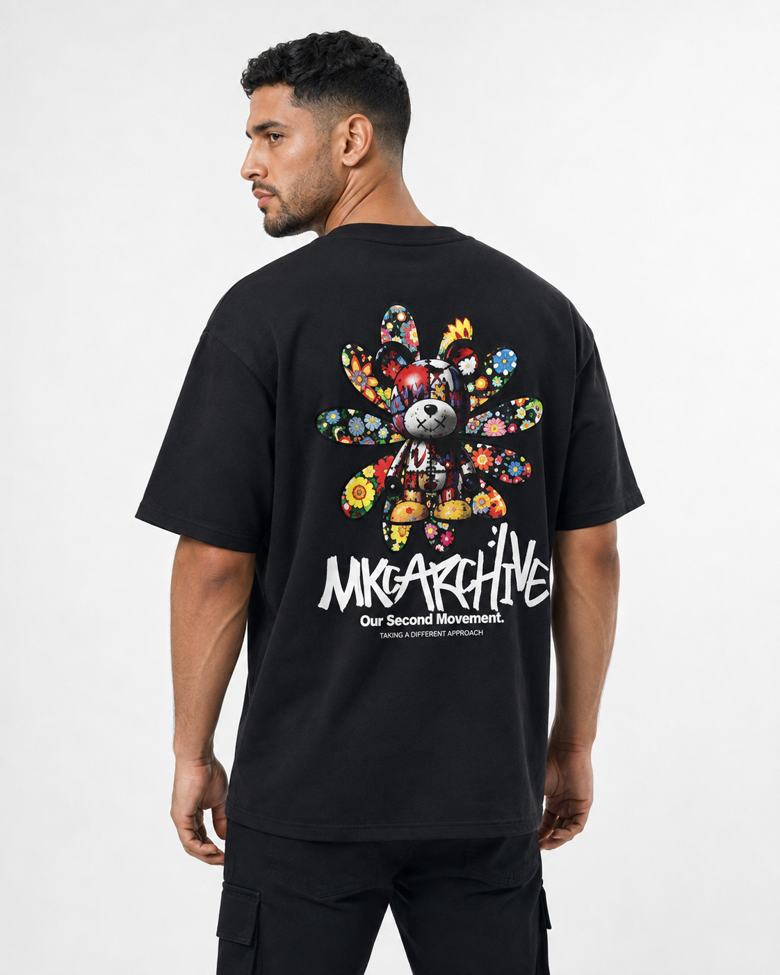 Camiseta Oversize Floral Archive