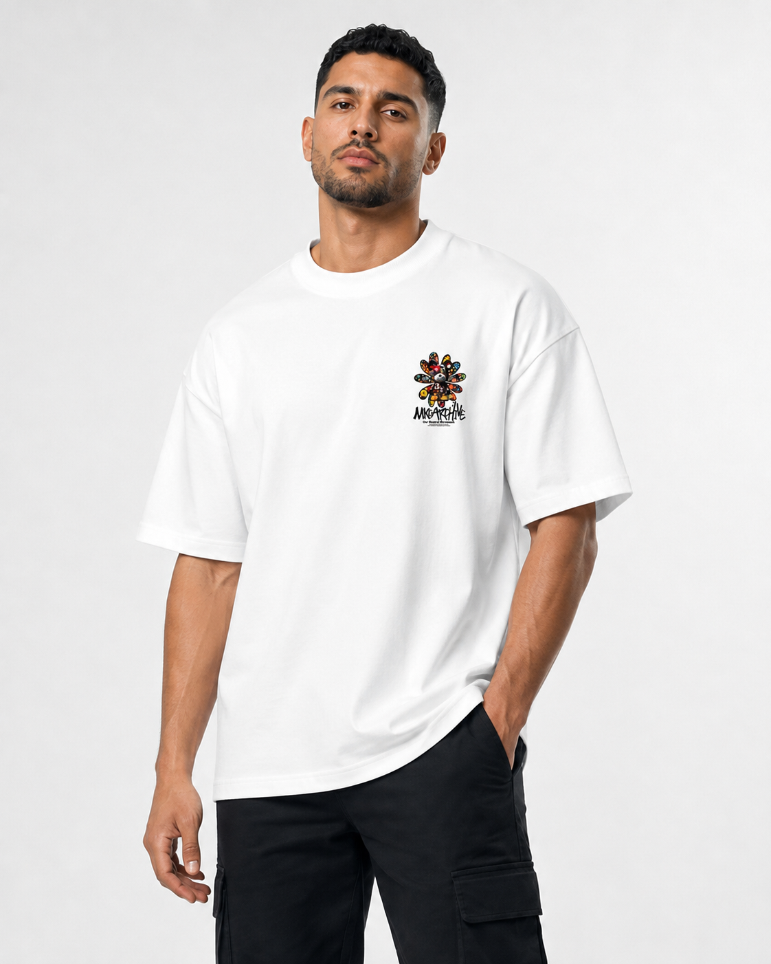 Camiseta Oversize Floral Archive