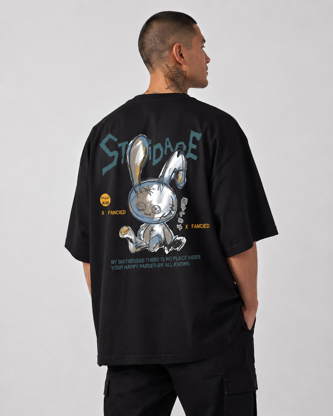 Camiseta Oversize Stolidade Bunny