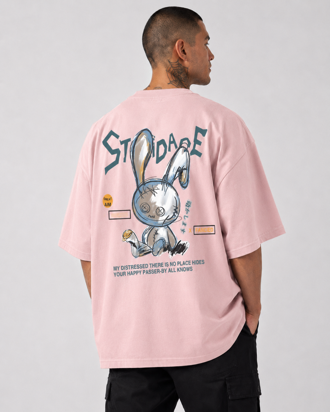 Camiseta Oversize Stolidade Bunny