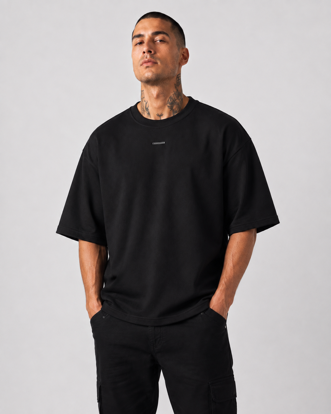 Camiseta Oversize Gothic Cross