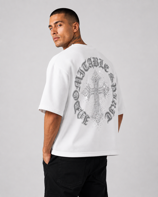 Camiseta Oversize Gothic Cross