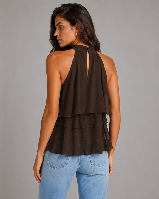 Top Halter Volantes Siena
