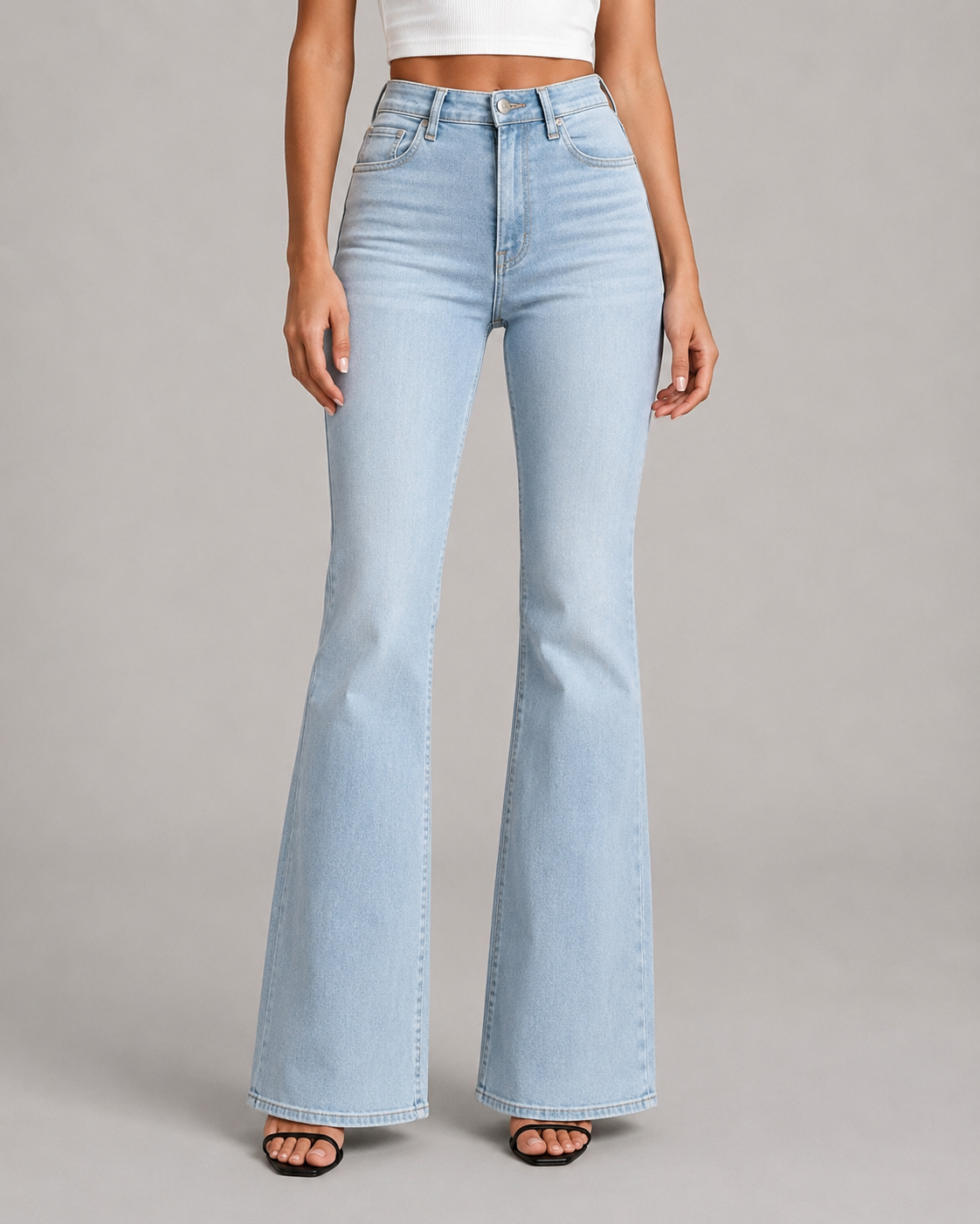 Jeans Flare Denim Light