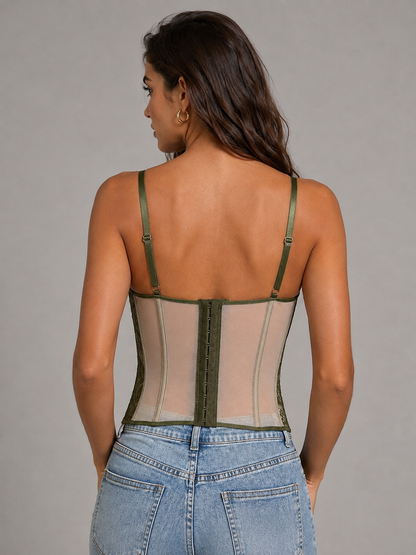 Corset Lace Olive