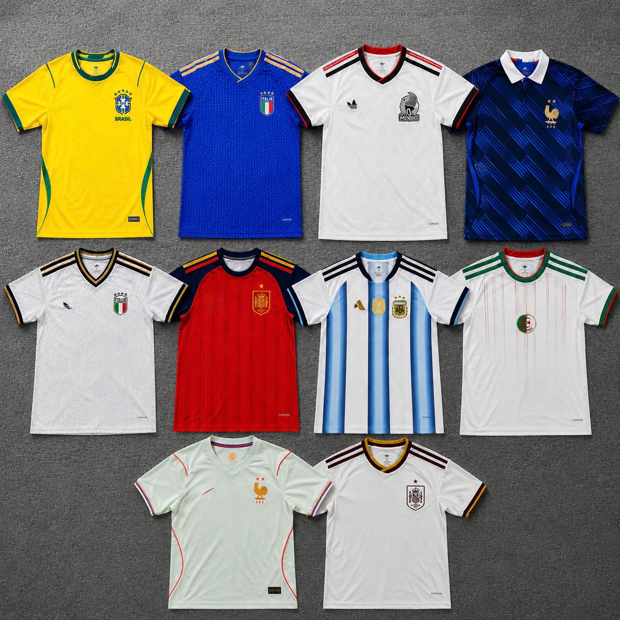 camiseta futbol mundial